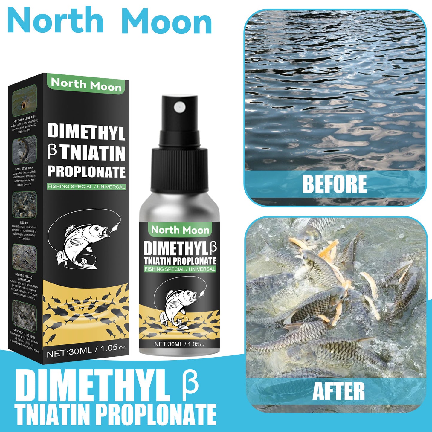 New North Moon Red Ink Fishing Pheromone Fish Attractant Spray